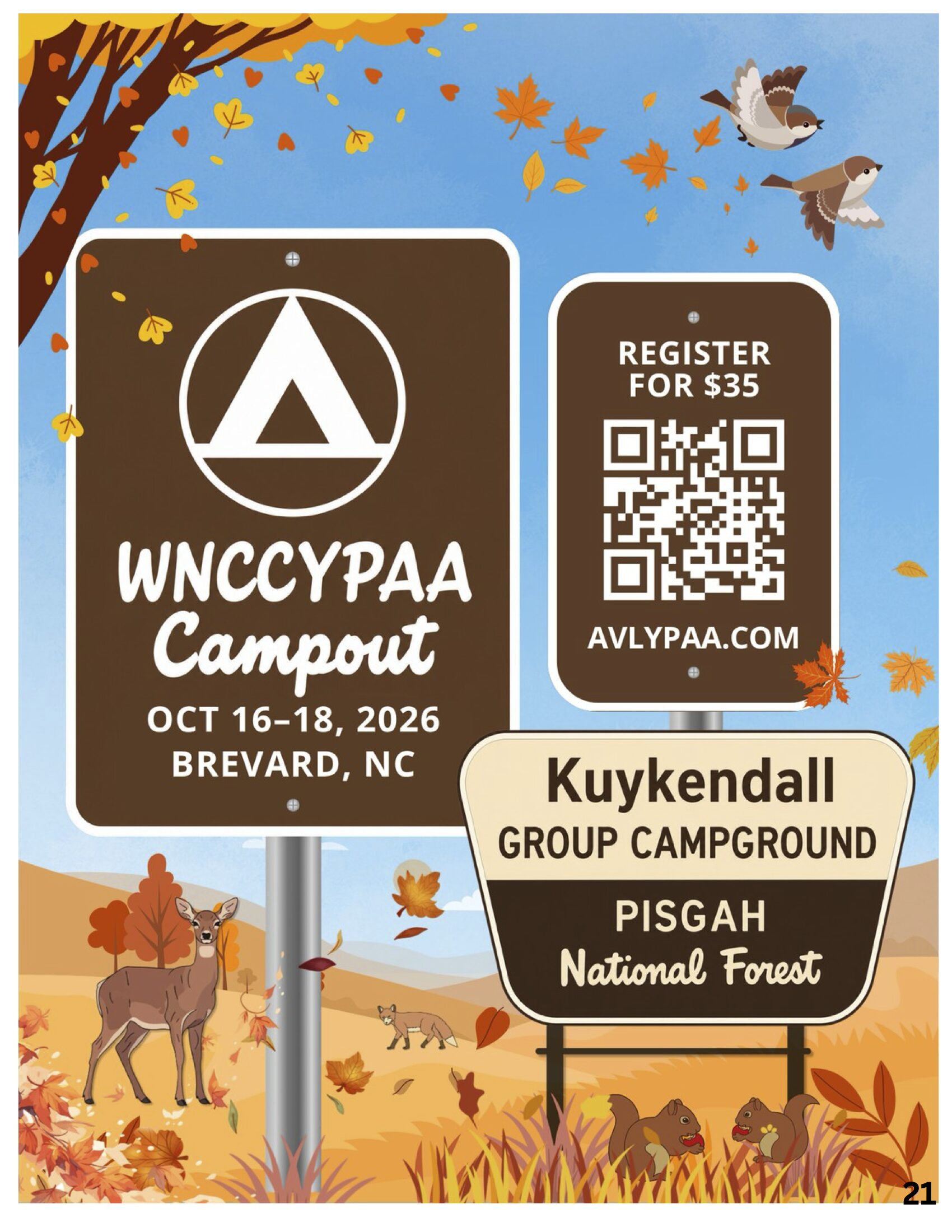 WNCYPAA Campout, 10/16-10/18, Kuykendall Campground, Brevard, NC